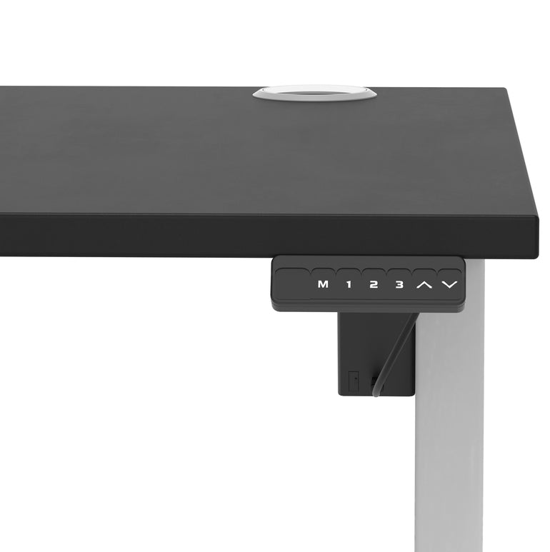 Air Lite Height Adjustable Desk With Cable Ports