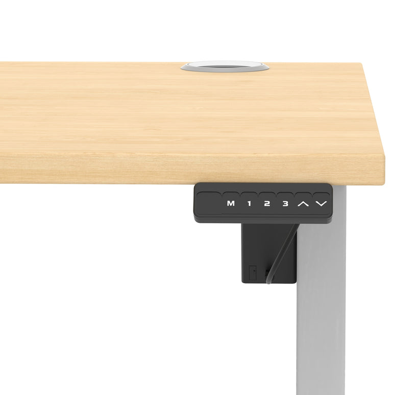 Air Lite Height Adjustable Desk With Cable Ports