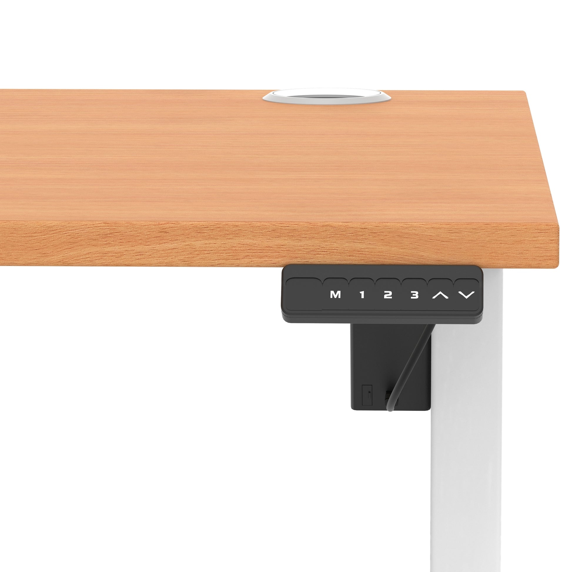 Air Lite Height Adjustable Desk With Cable Ports