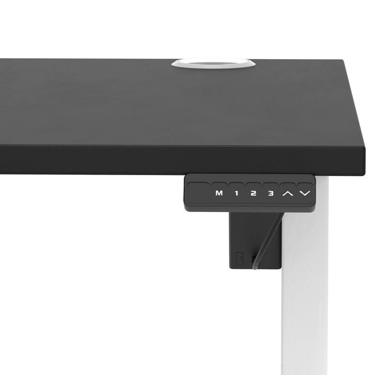 Air Lite Height Adjustable Desk With Cable Ports