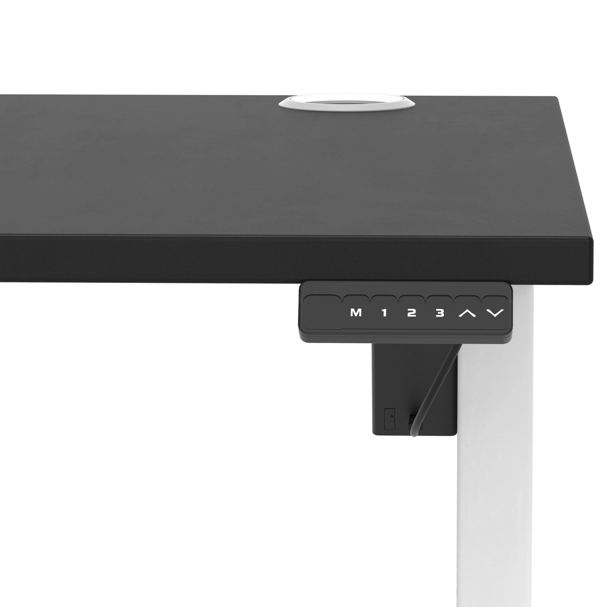 Air Lite Height Adjustable Desk With Cable Ports