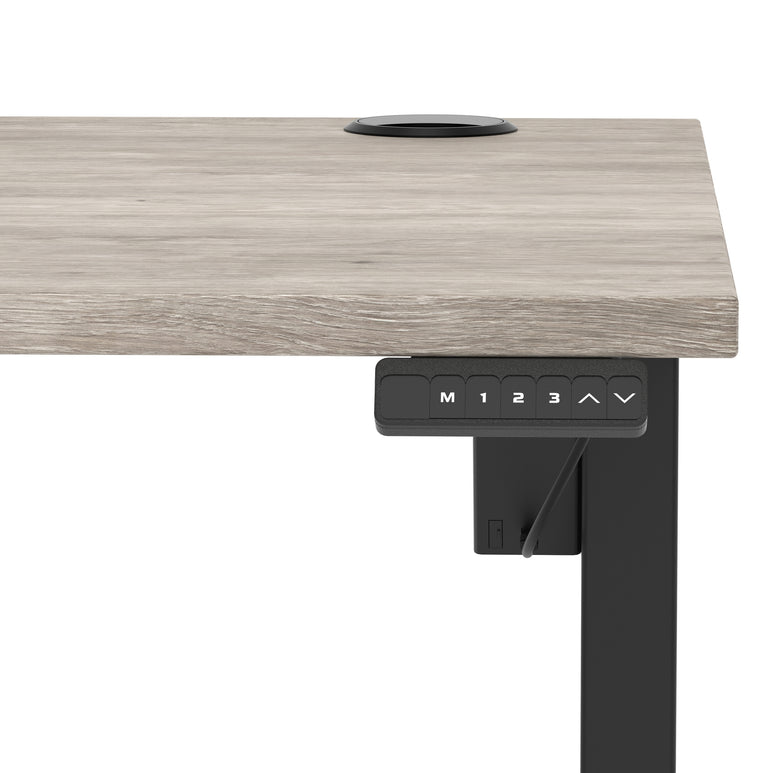Air Lite Height Adjustable Desk With Cable Ports
