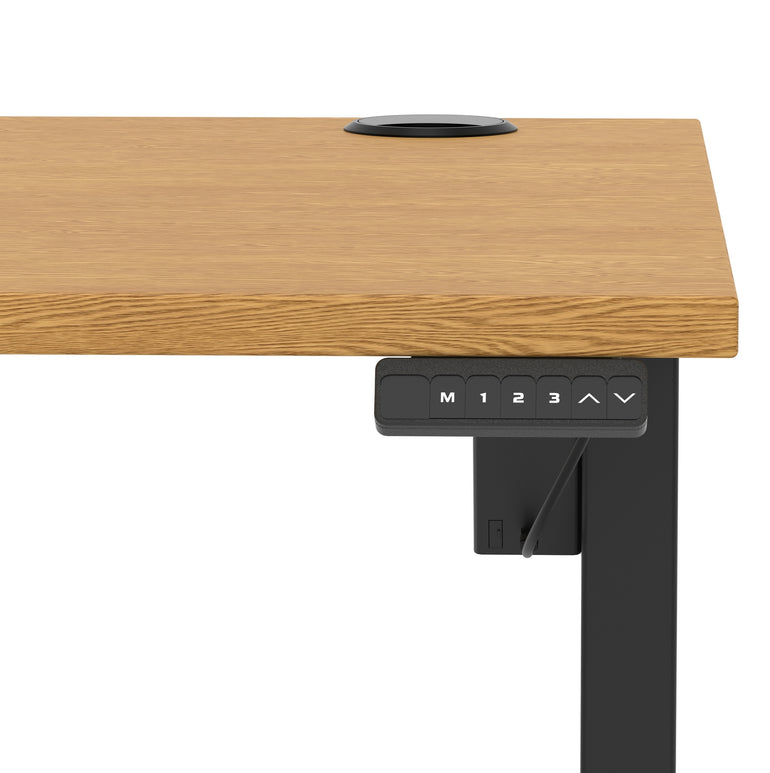 Air Lite Height Adjustable Desk With Cable Ports