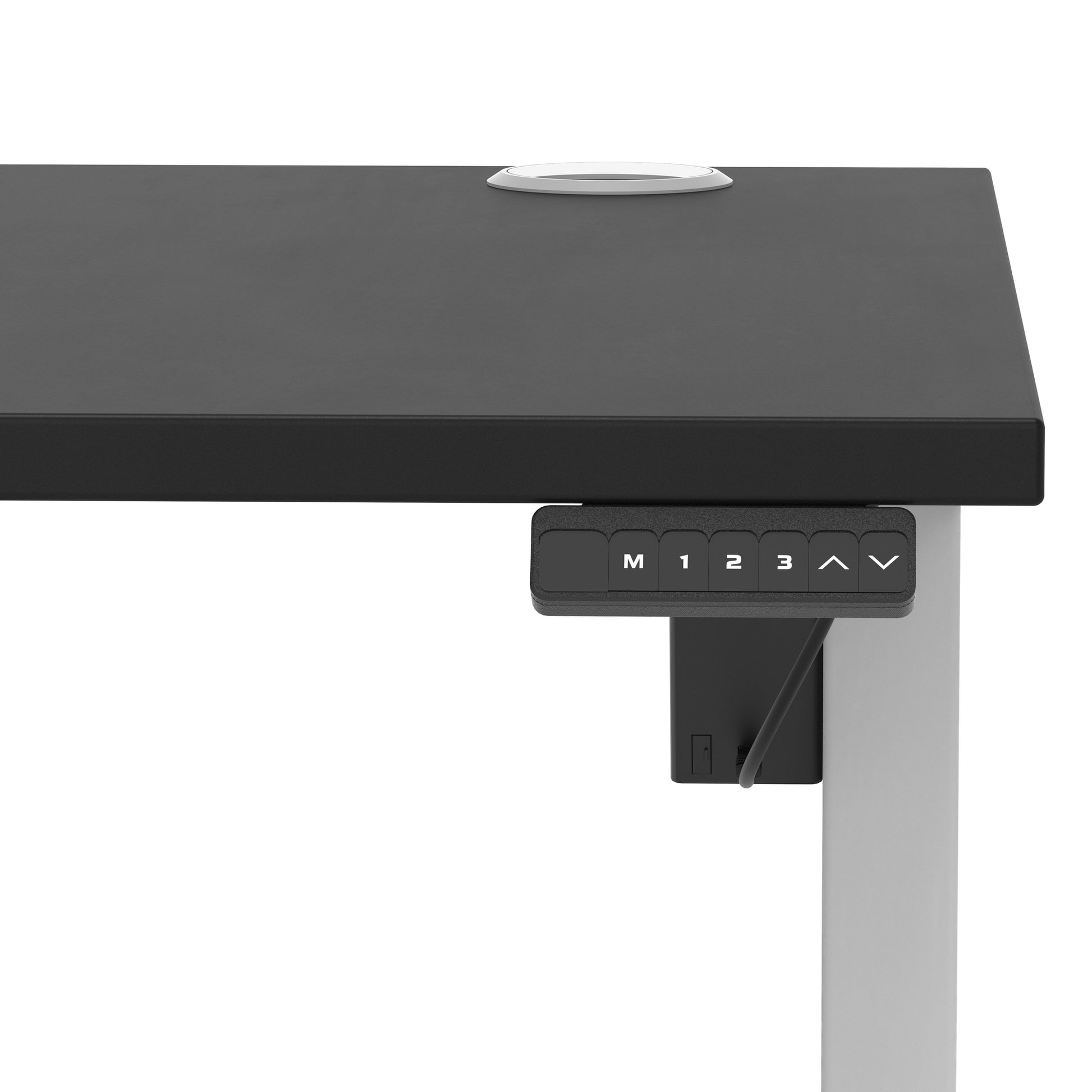 Air Lite Height Adjustable Desk With Cable Ports