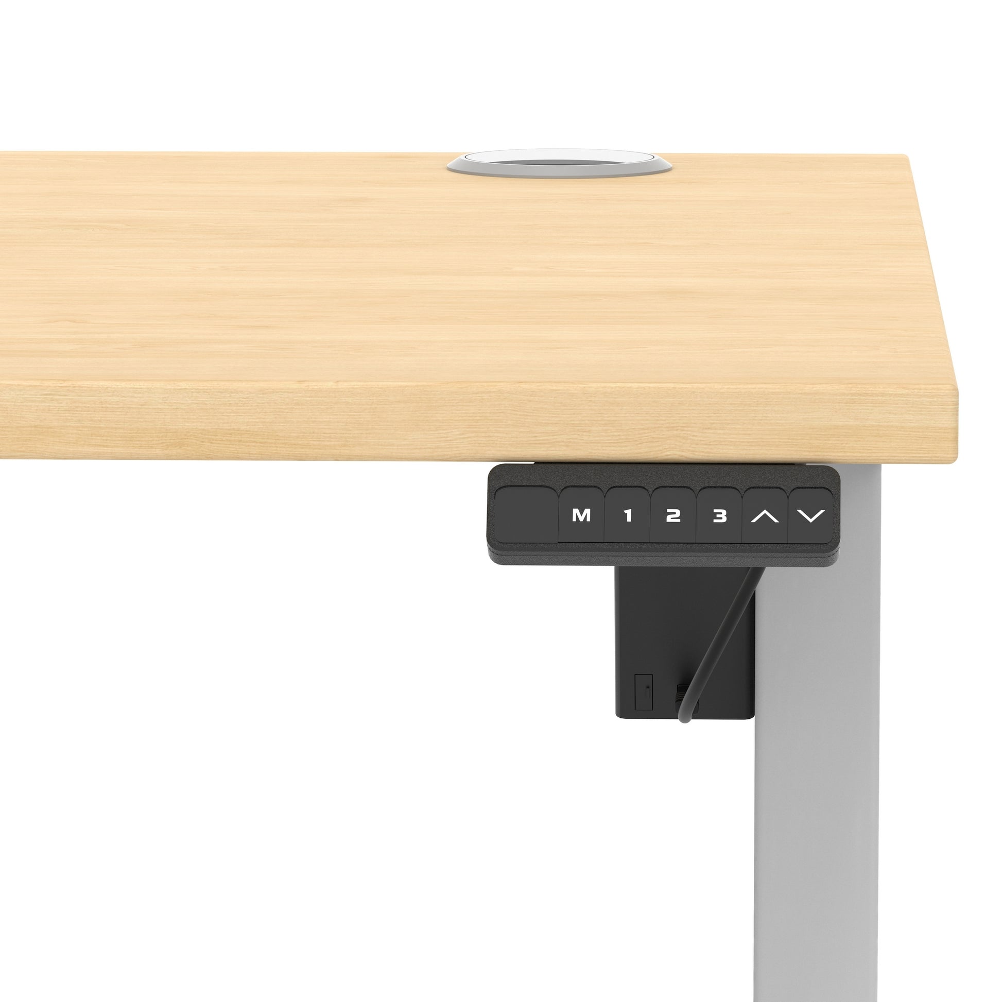 Air Lite Height Adjustable Desk With Cable Ports