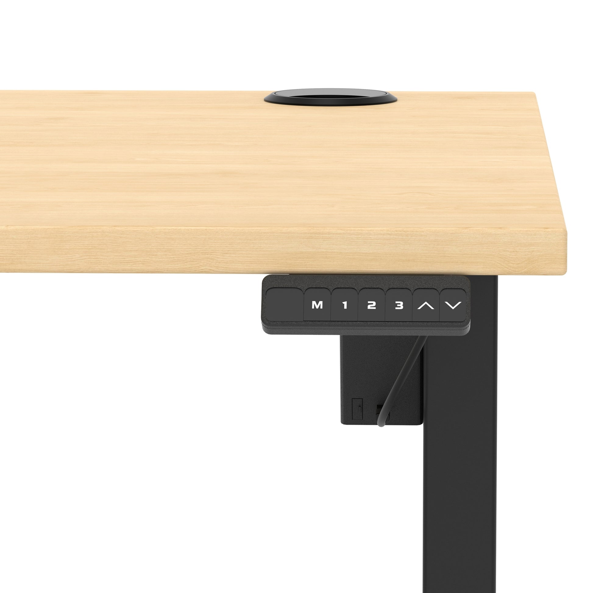 Air Lite Height Adjustable Desk With Cable Ports
