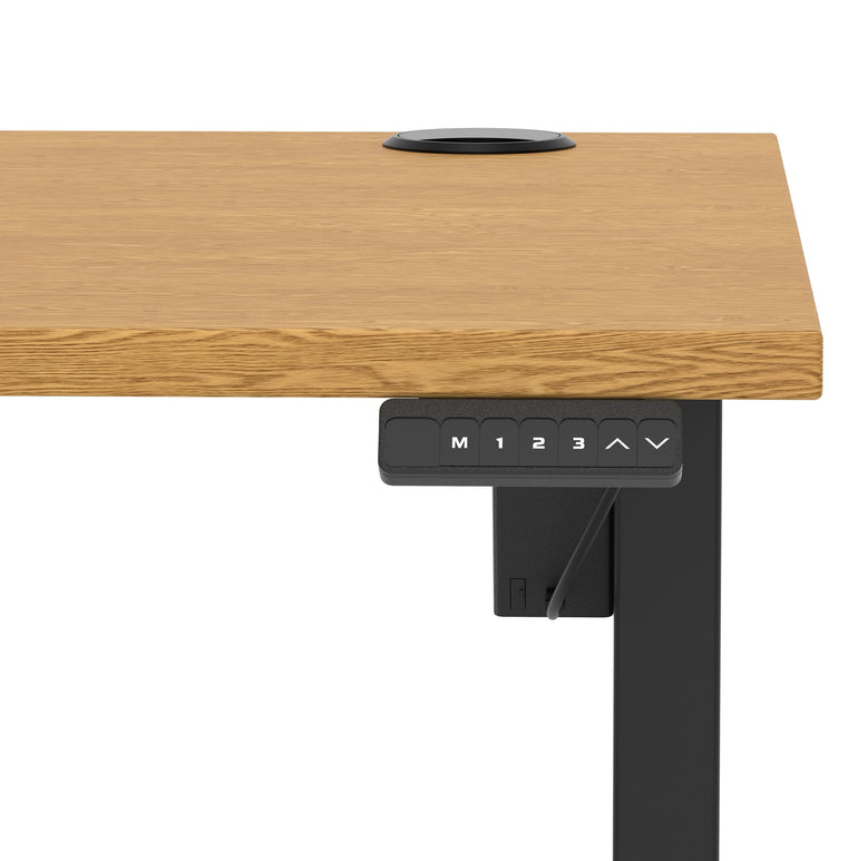 Air Lite Height Adjustable Desk With Cable Ports