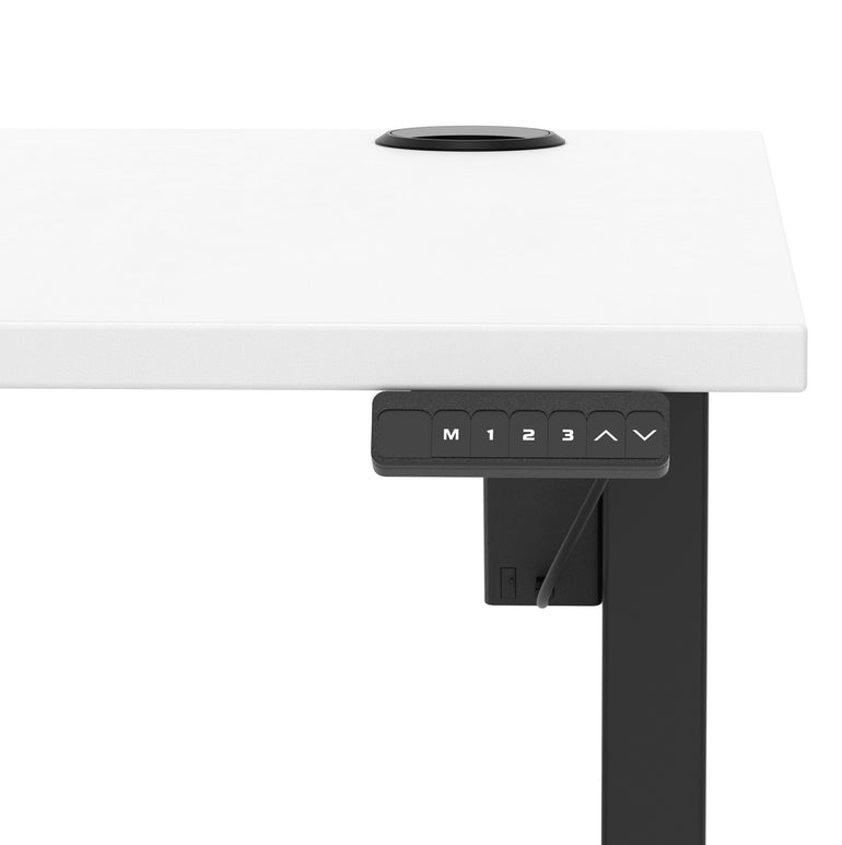 Air Lite Height Adjustable Desk With Cable Ports