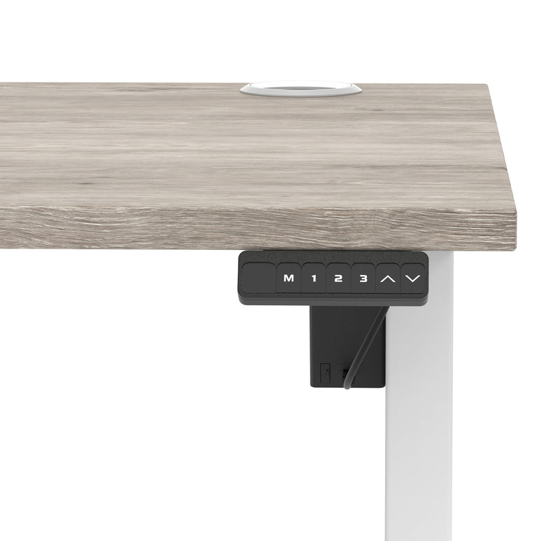 Air Lite Height Adjustable Desk With Cable Ports