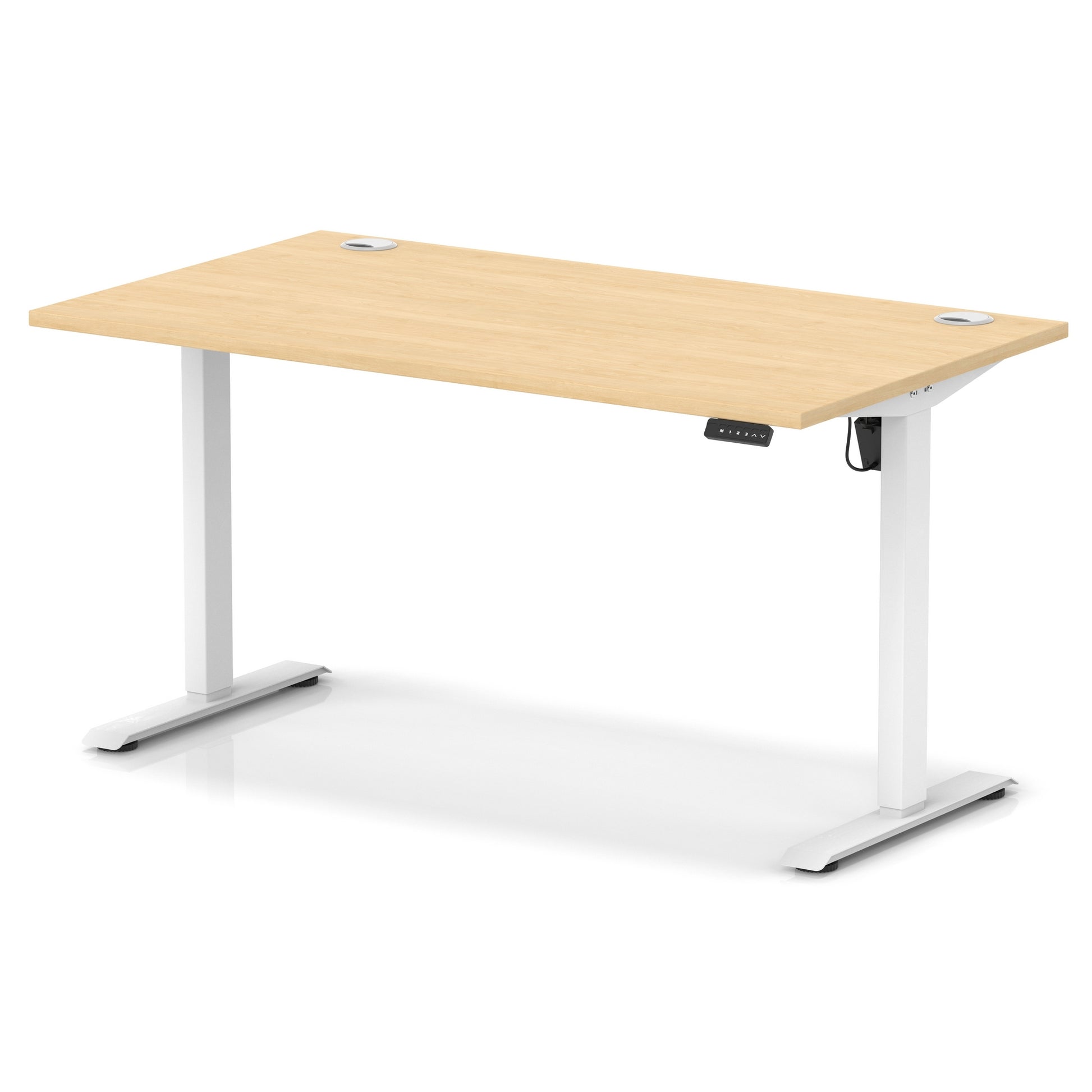 Air Lite Height Adjustable Desk With Cable Ports