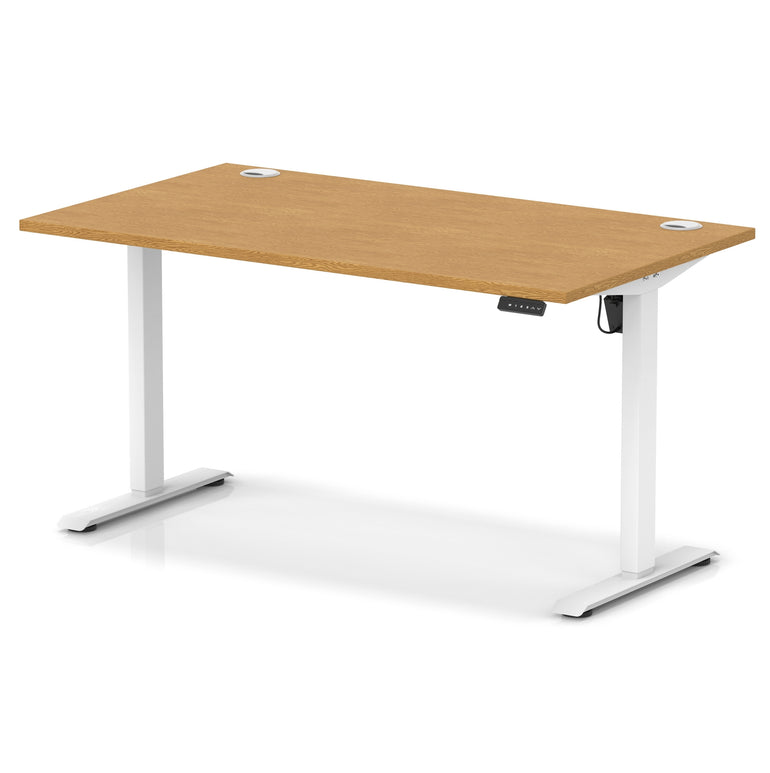 Air Lite Height Adjustable Desk With Cable Ports