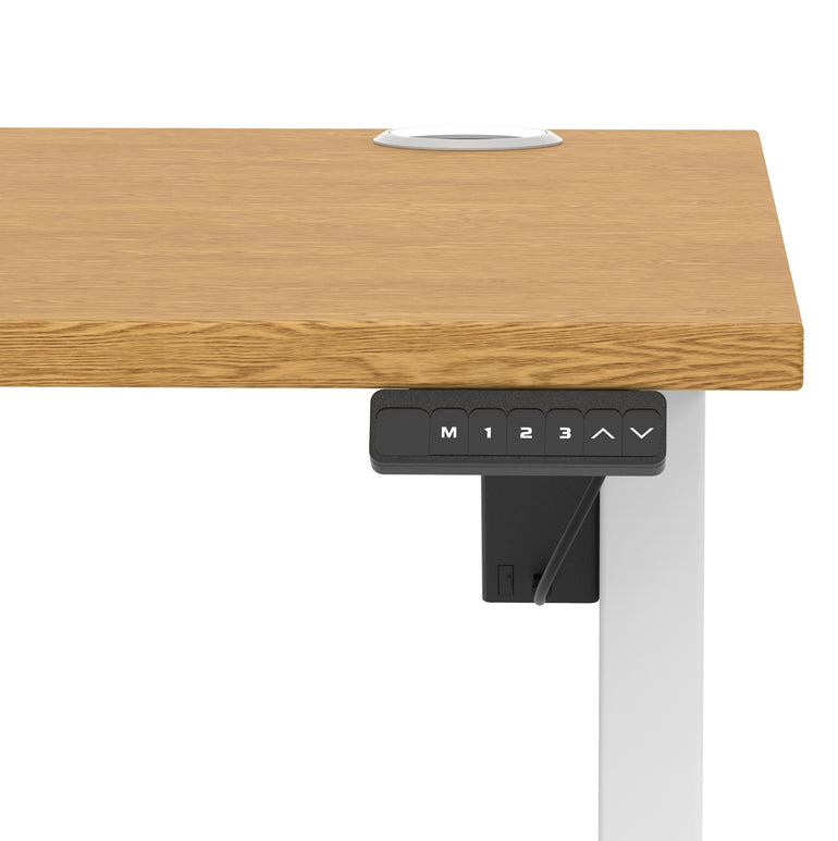 Air Lite Height Adjustable Desk With Cable Ports