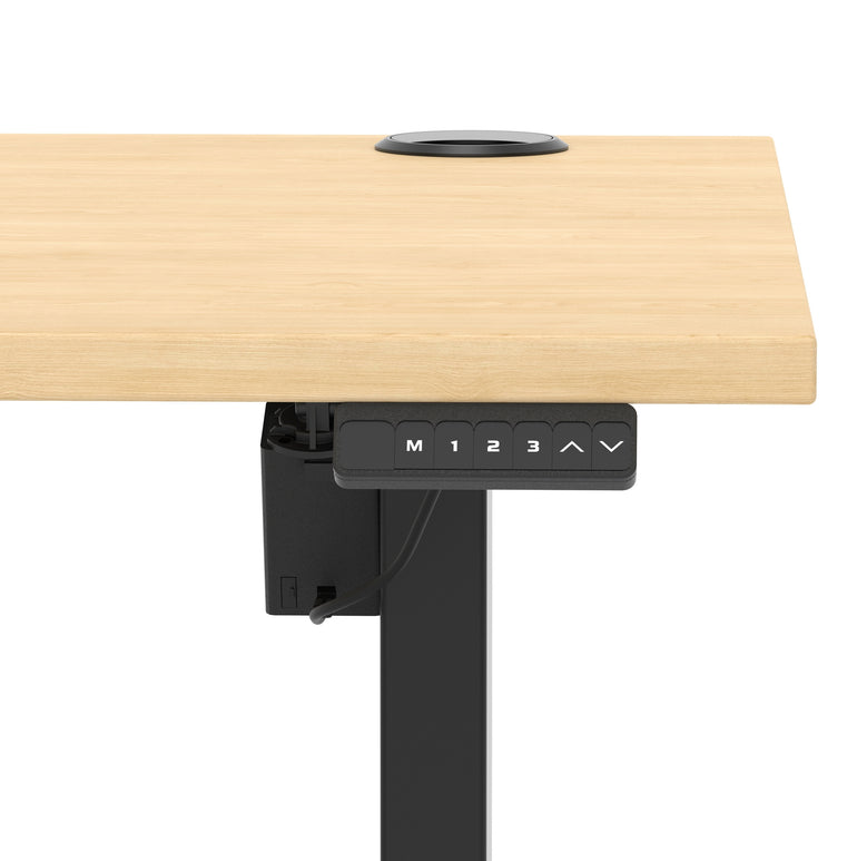 Air Lite Height Adjustable Desk With Cable Ports