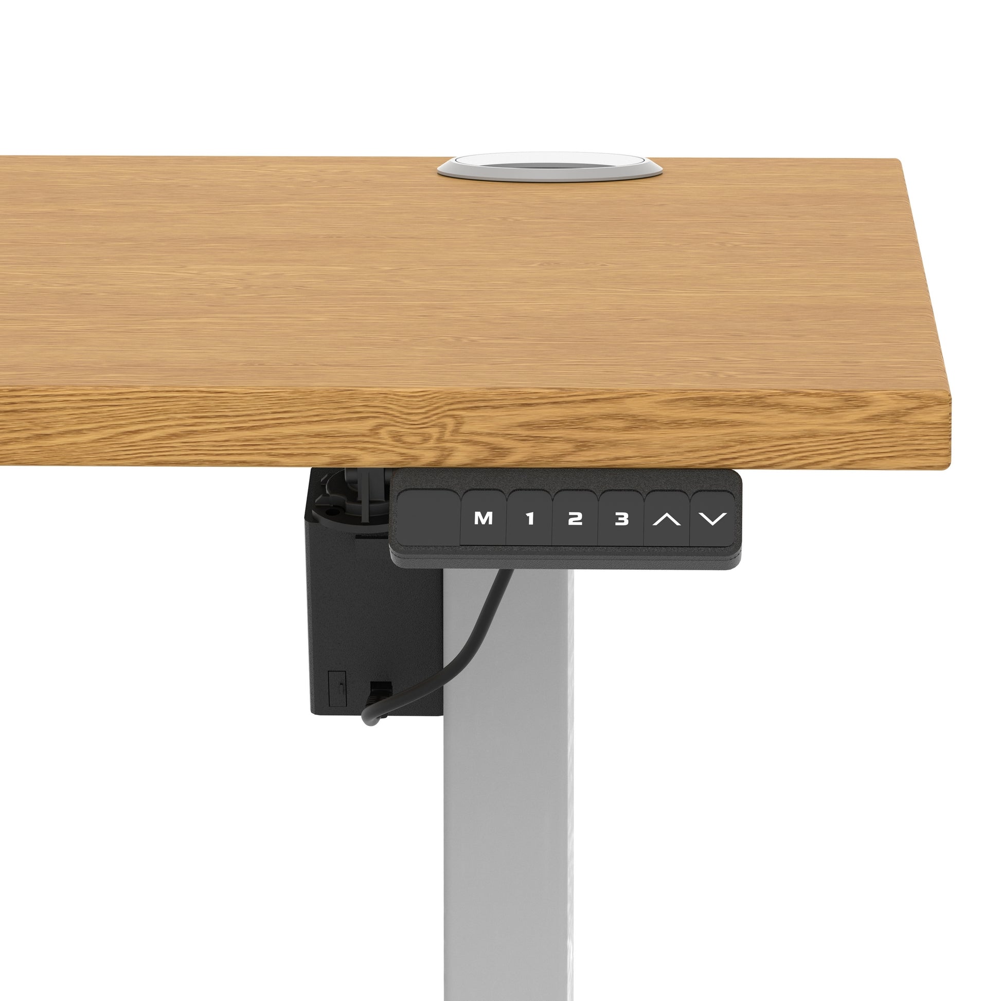 Air Lite Height Adjustable Desk With Cable Ports