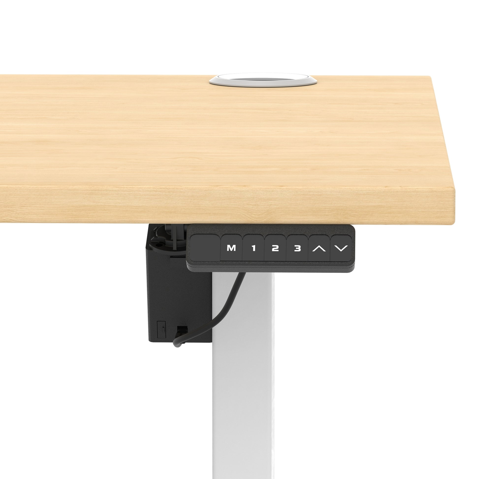 Air Lite Height Adjustable Desk With Cable Ports