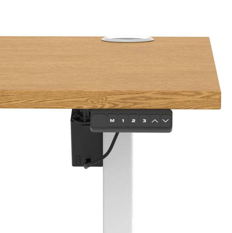Air Lite Height Adjustable Desk With Cable Ports