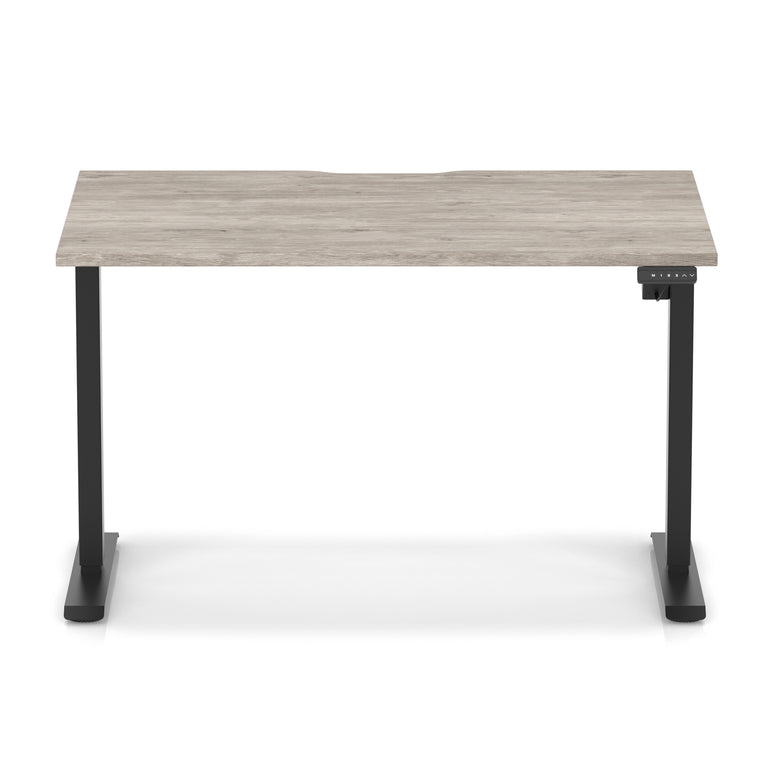 Air Lite Height Adjustable Desk With Scalloped Edge