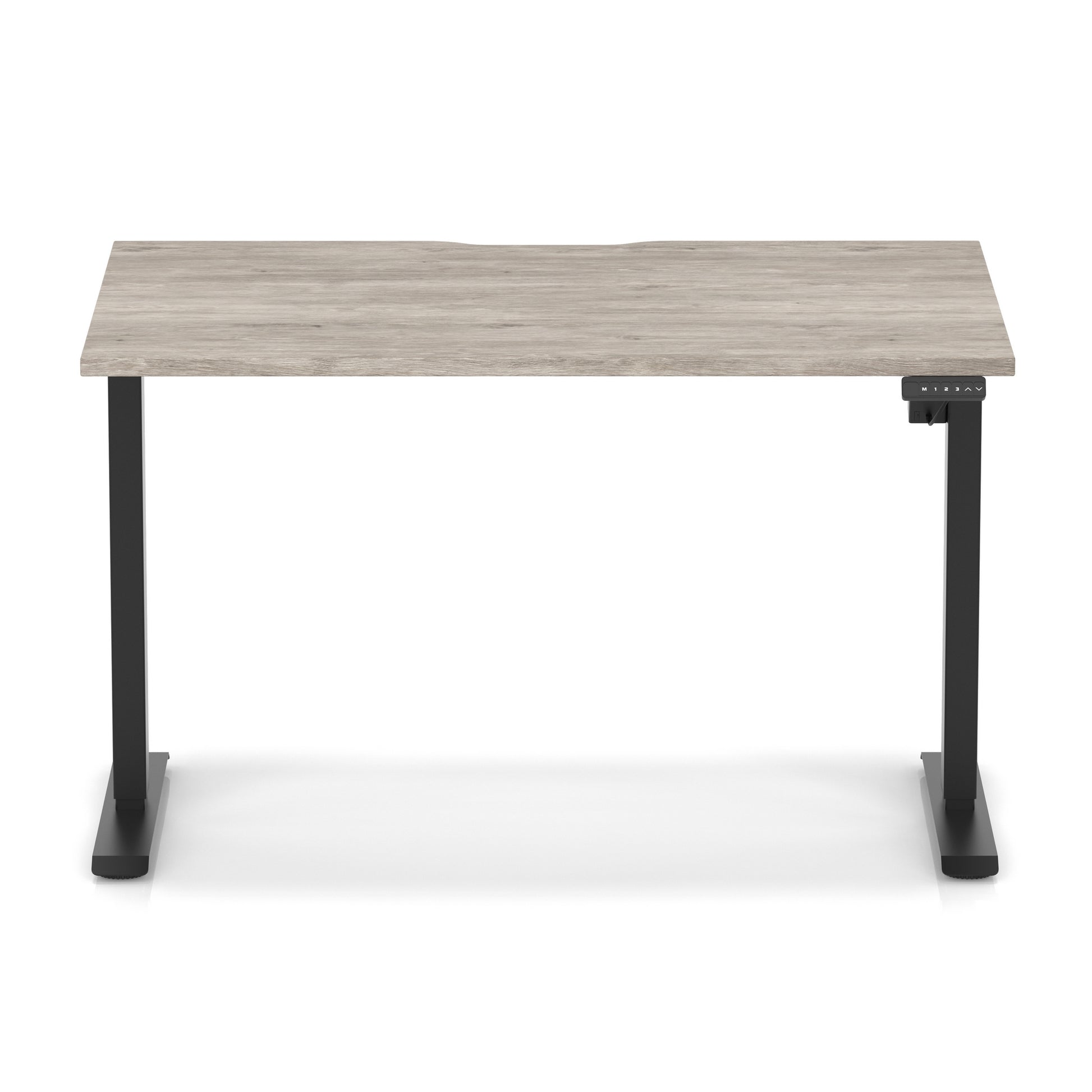 Air Lite Height Adjustable Desk With Scalloped Edge