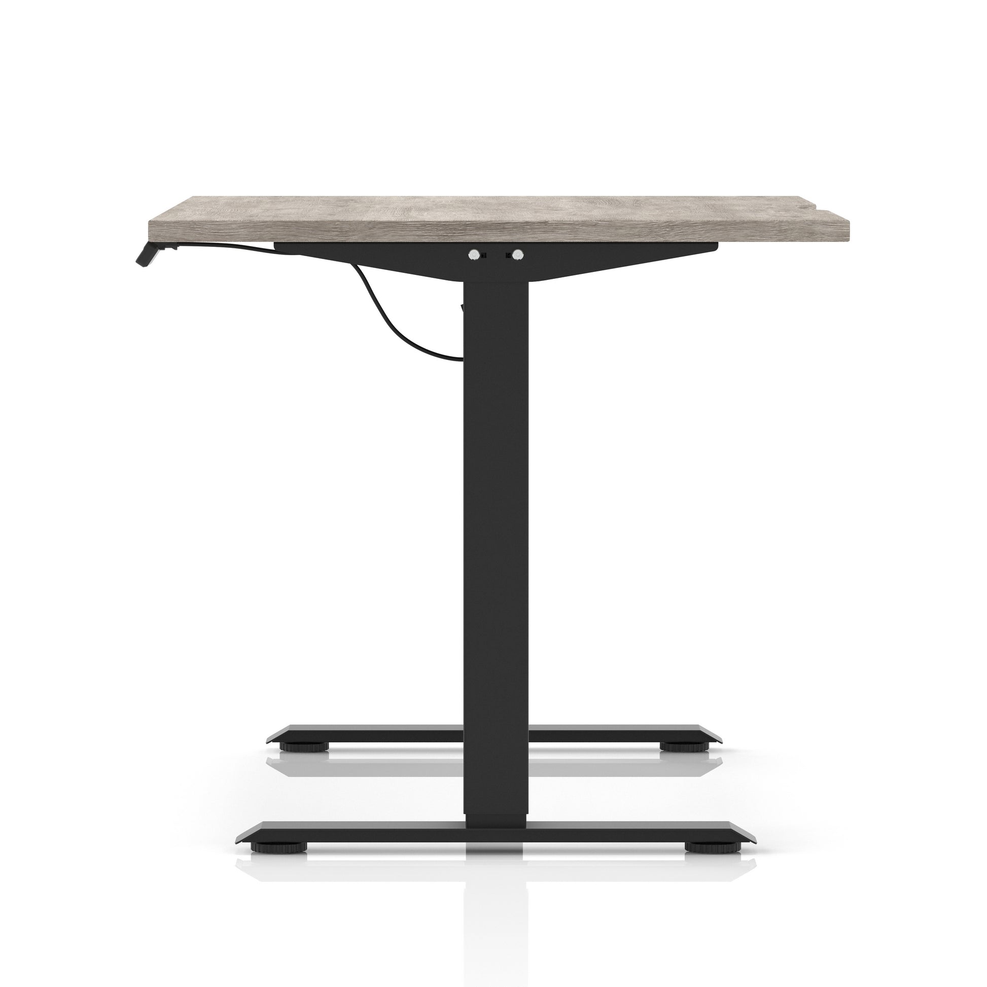 Air Lite Height Adjustable Desk With Scalloped Edge