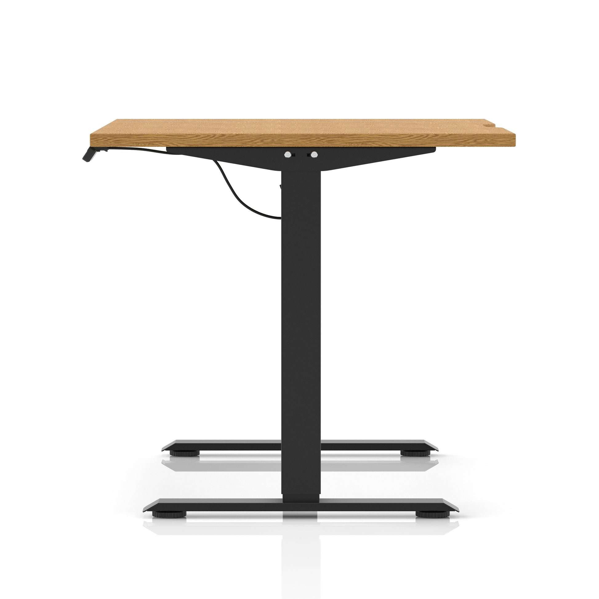 Air Lite Height Adjustable Desk With Scalloped Edge