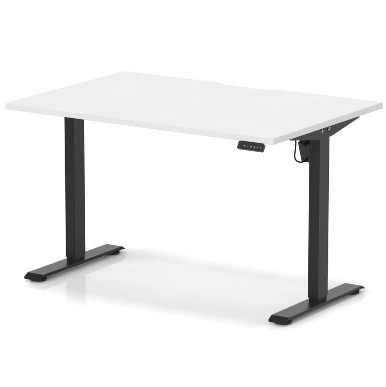 Air Lite Height Adjustable Desk With Scalloped Edge