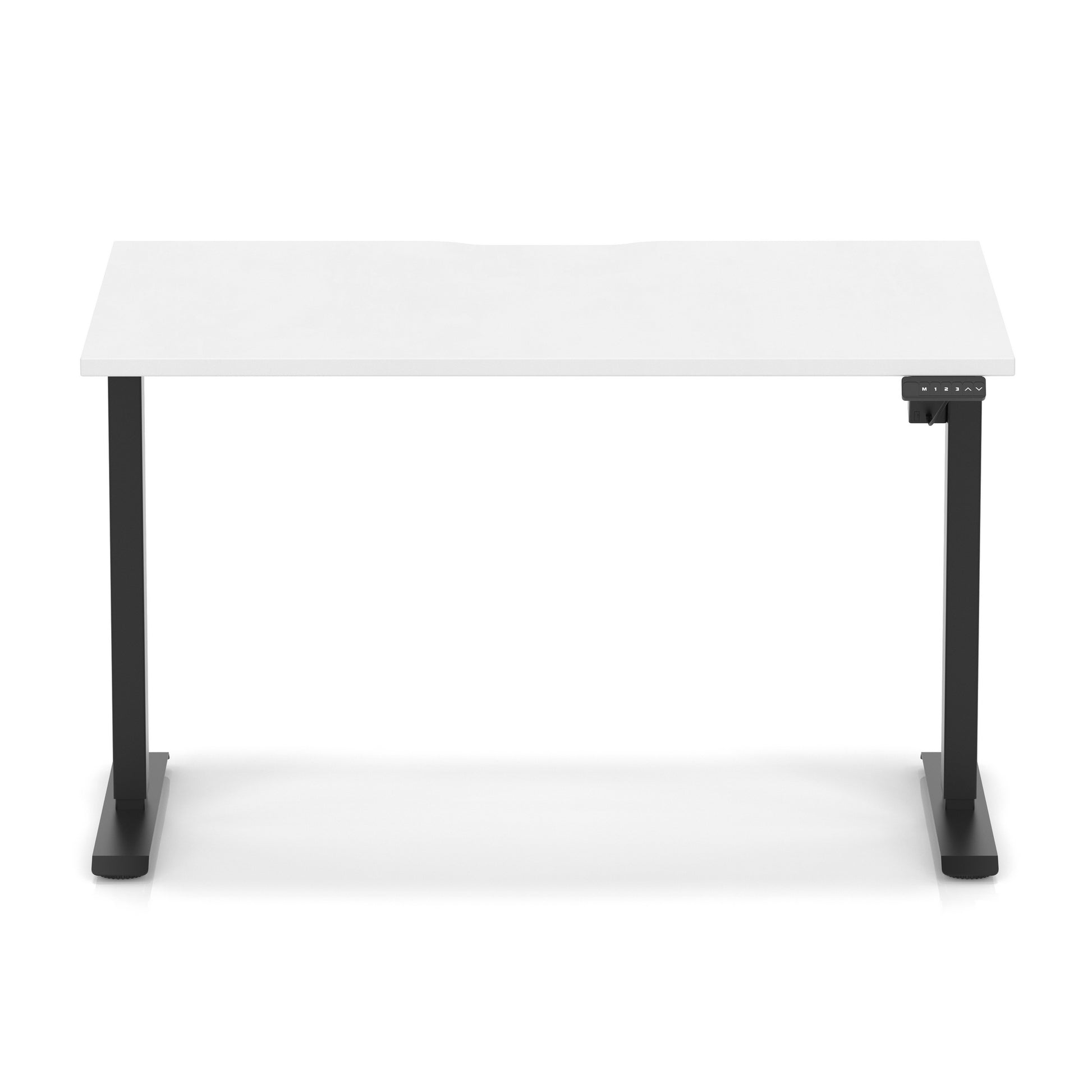 Air Lite Height Adjustable Desk With Scalloped Edge