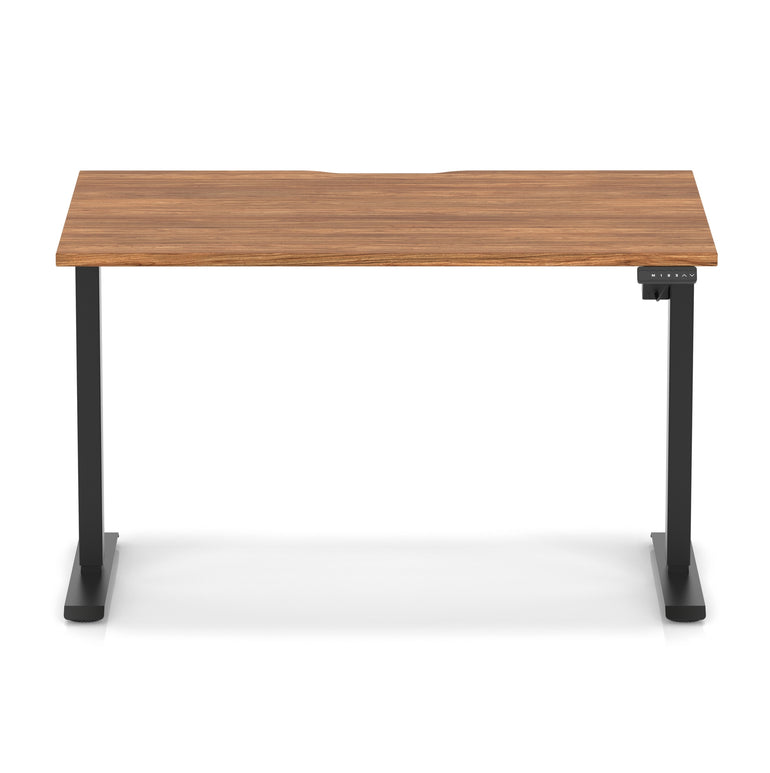 Air Lite Height Adjustable Desk With Scalloped Edge