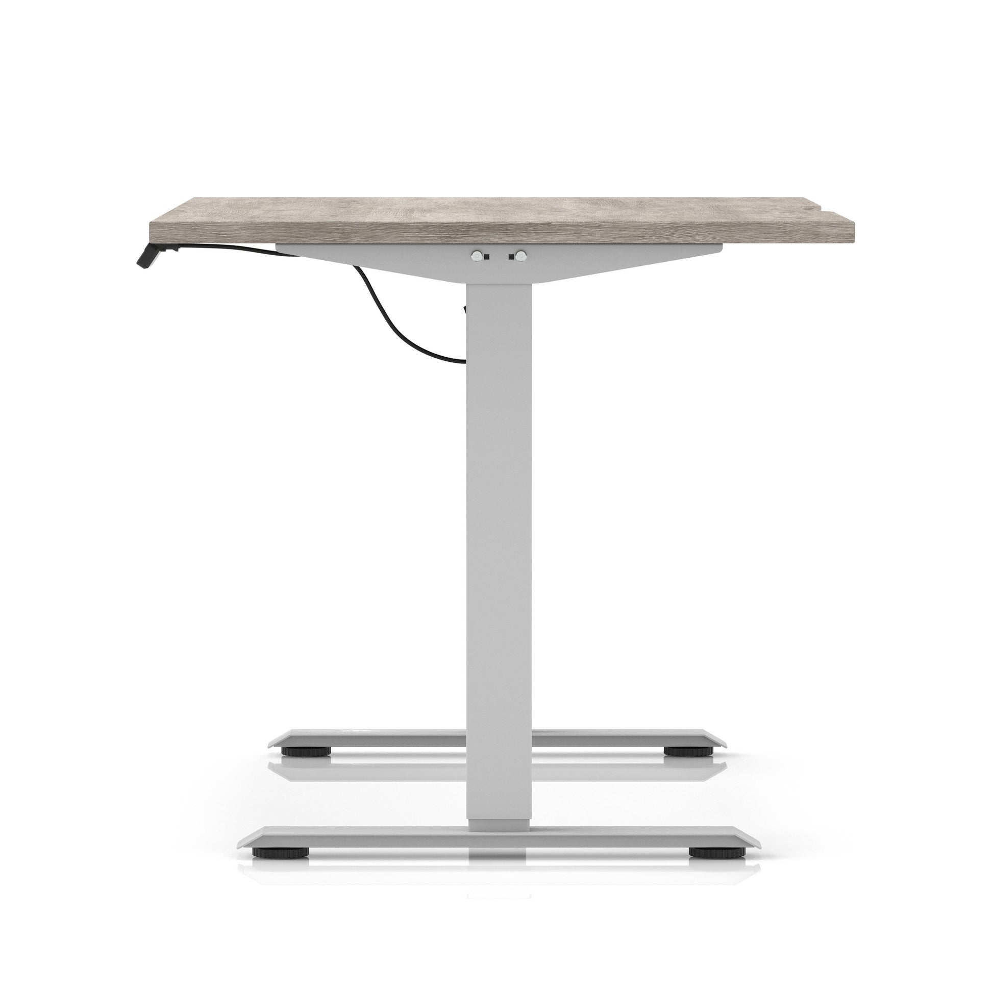 Air Lite Height Adjustable Desk With Scalloped Edge