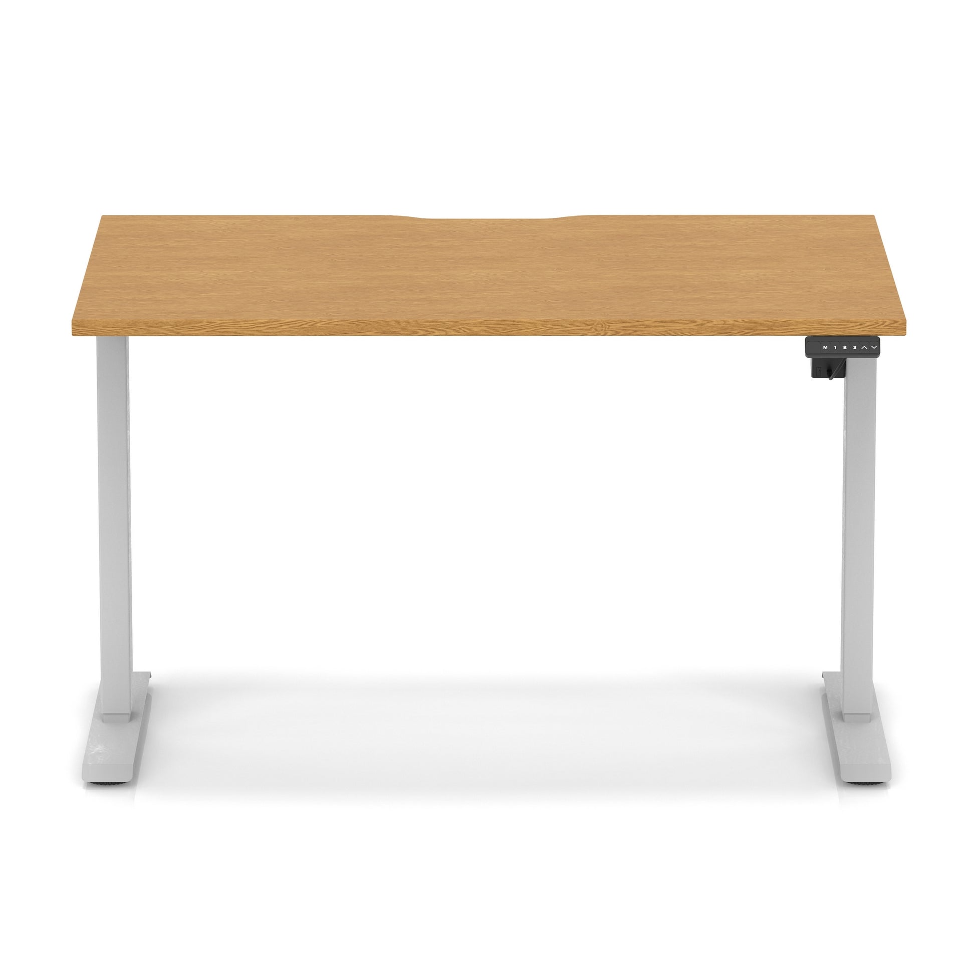 Air Lite Height Adjustable Desk With Scalloped Edge
