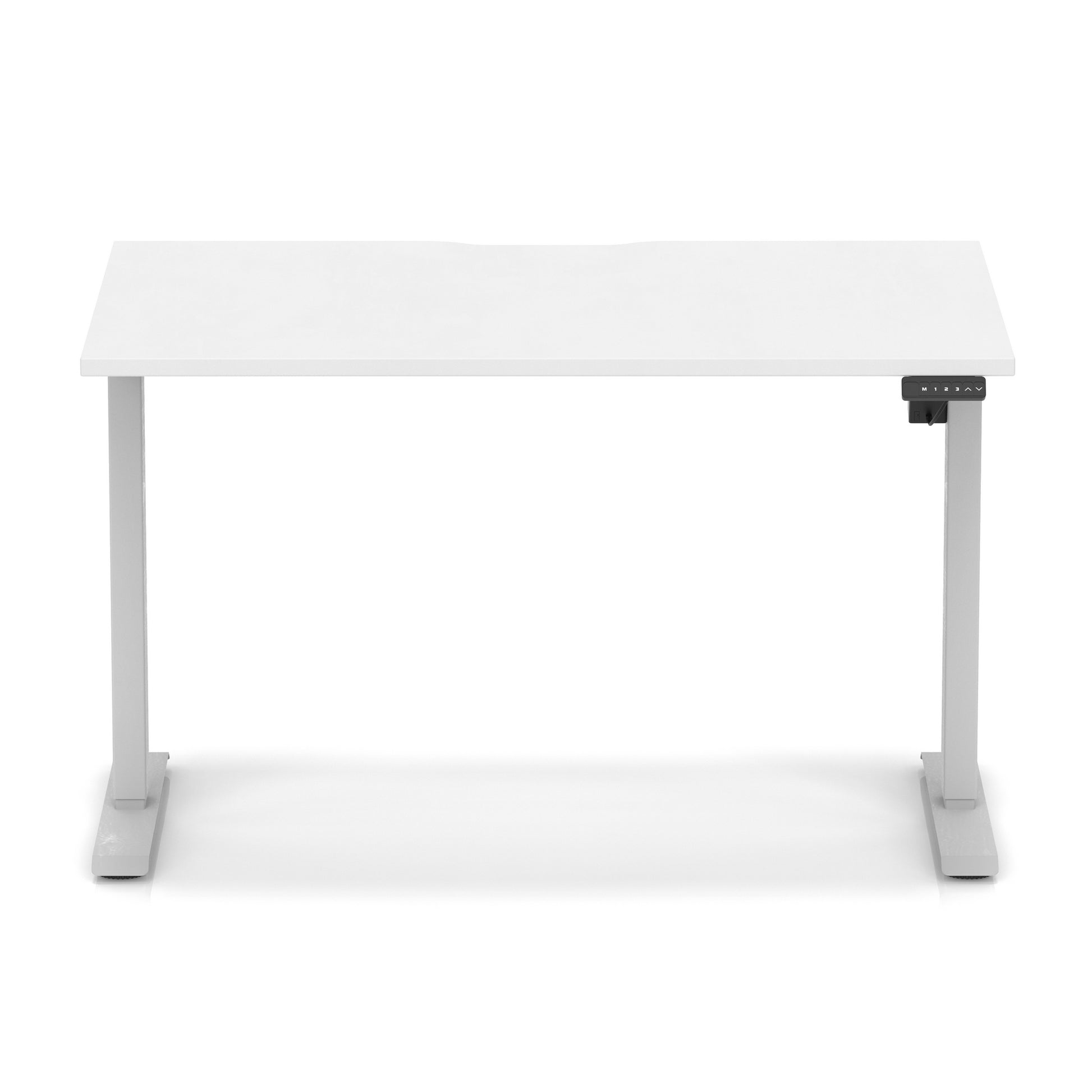 Air Lite Height Adjustable Desk With Scalloped Edge