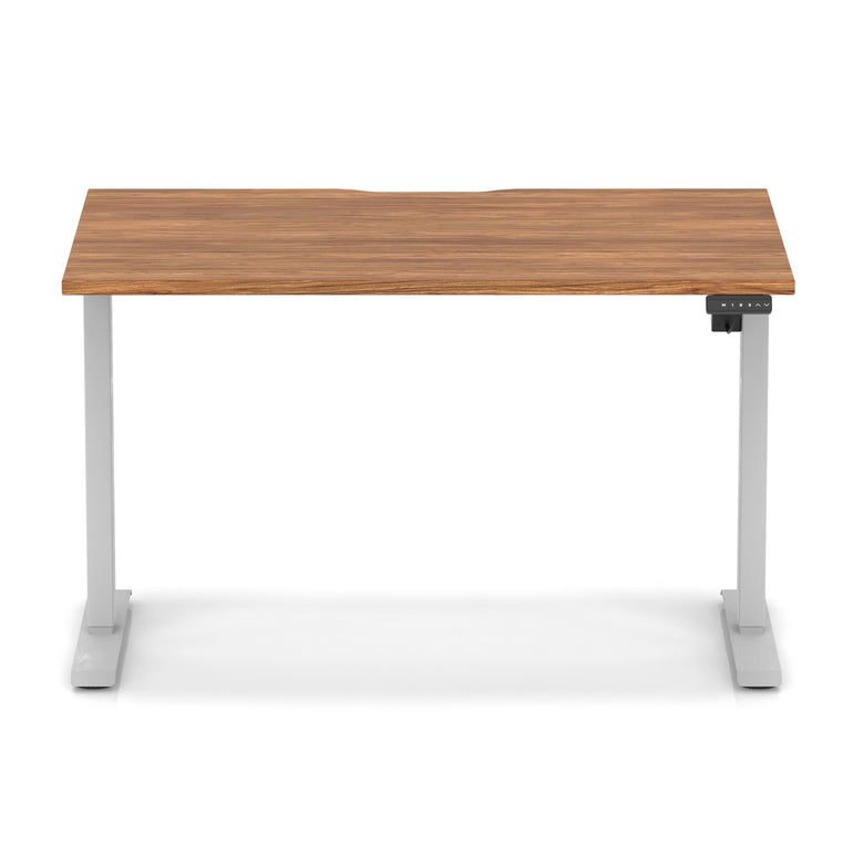 Air Lite Height Adjustable Desk With Scalloped Edge