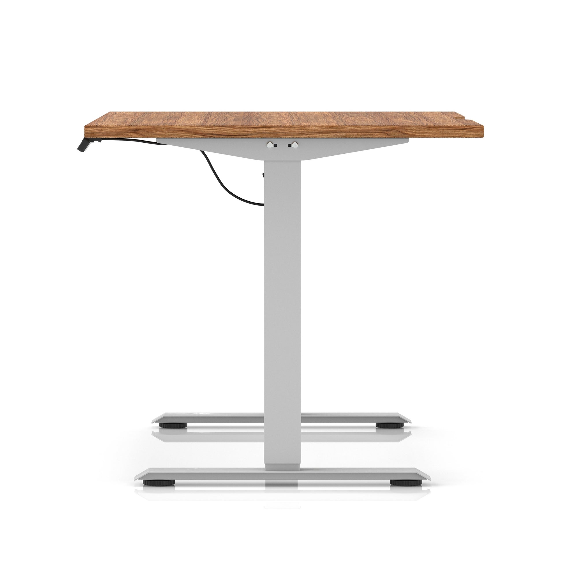 Air Lite Height Adjustable Desk With Scalloped Edge