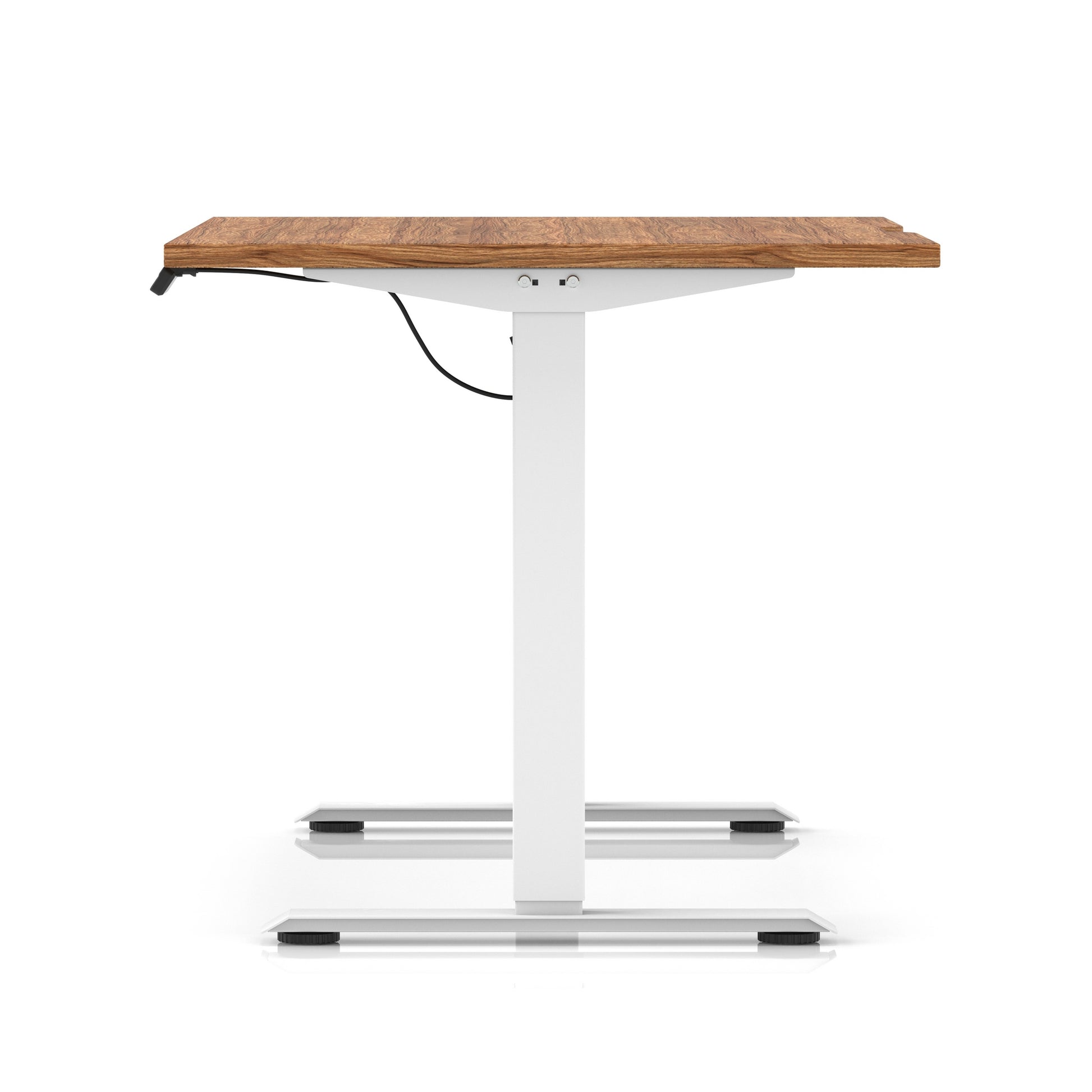 Air Lite Height Adjustable Desk With Scalloped Edge