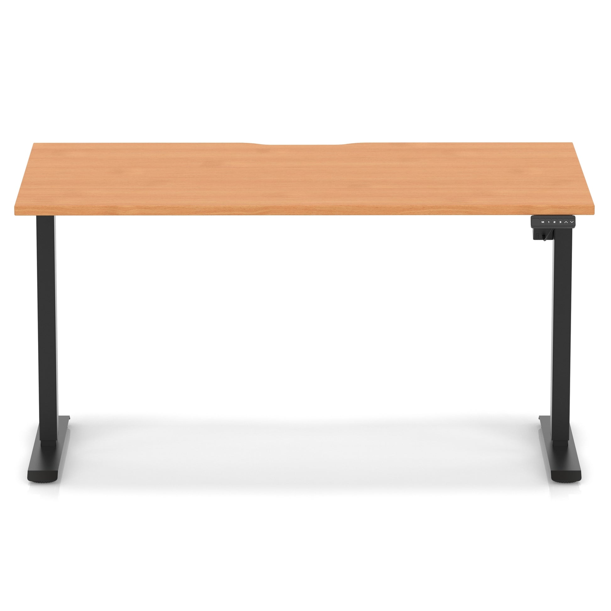 Air Lite Height Adjustable Desk With Scalloped Edge