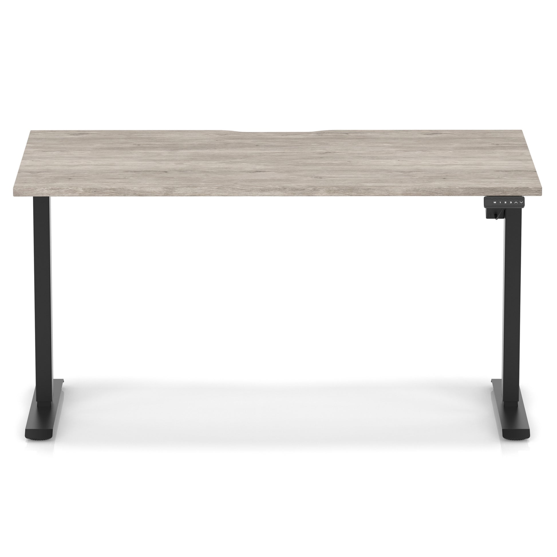 Air Lite Height Adjustable Desk With Scalloped Edge