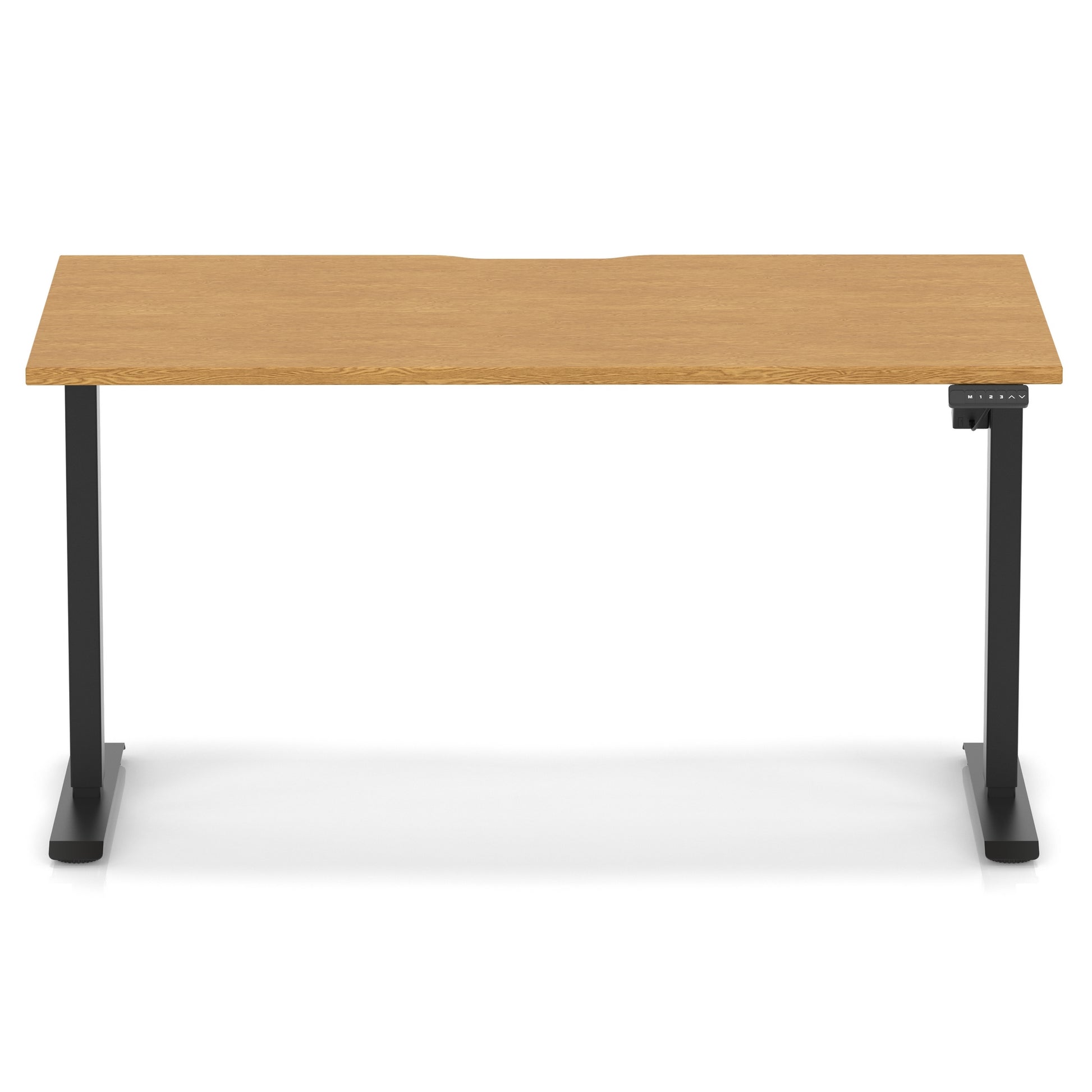 Air Lite Height Adjustable Desk With Scalloped Edge