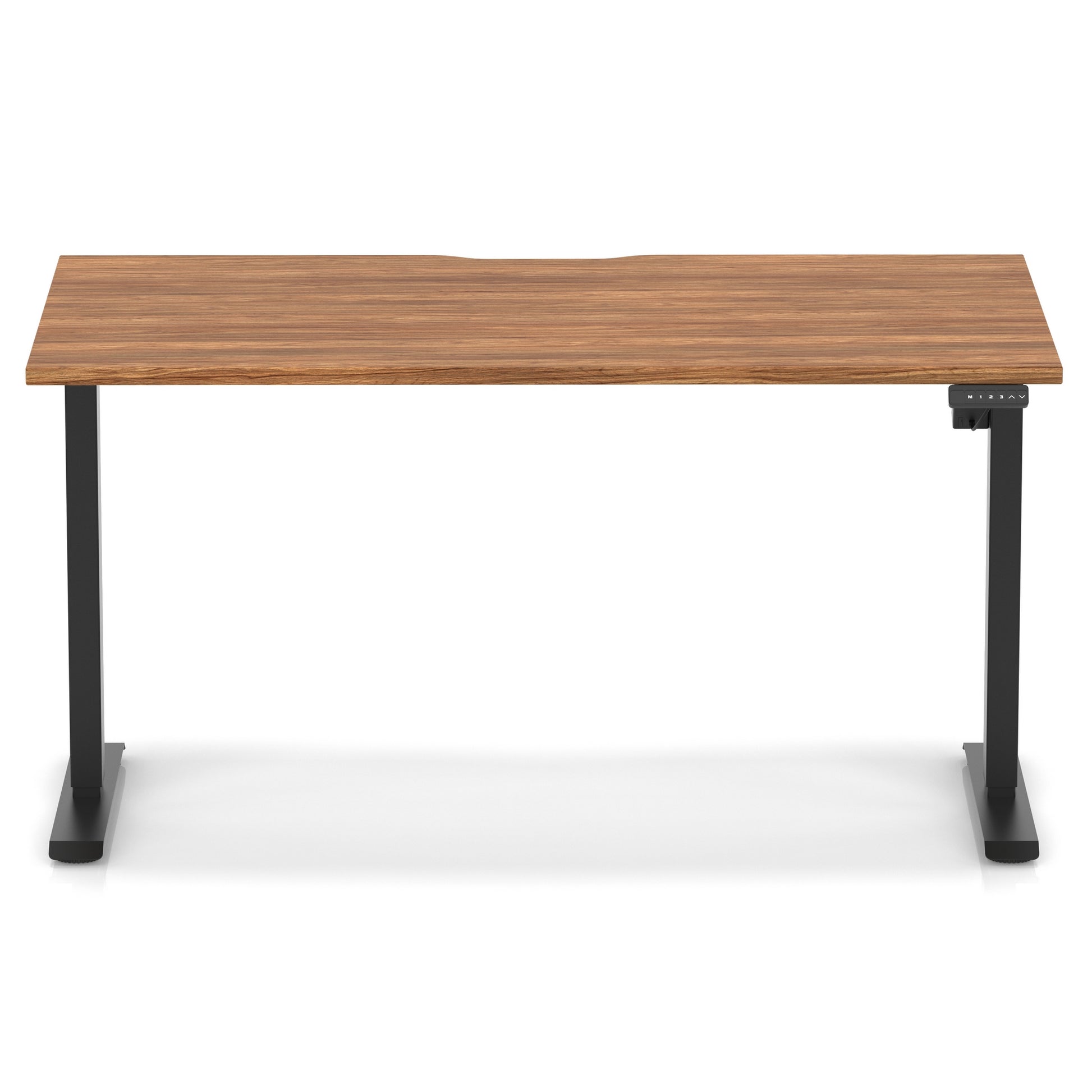 Air Lite Height Adjustable Desk With Scalloped Edge