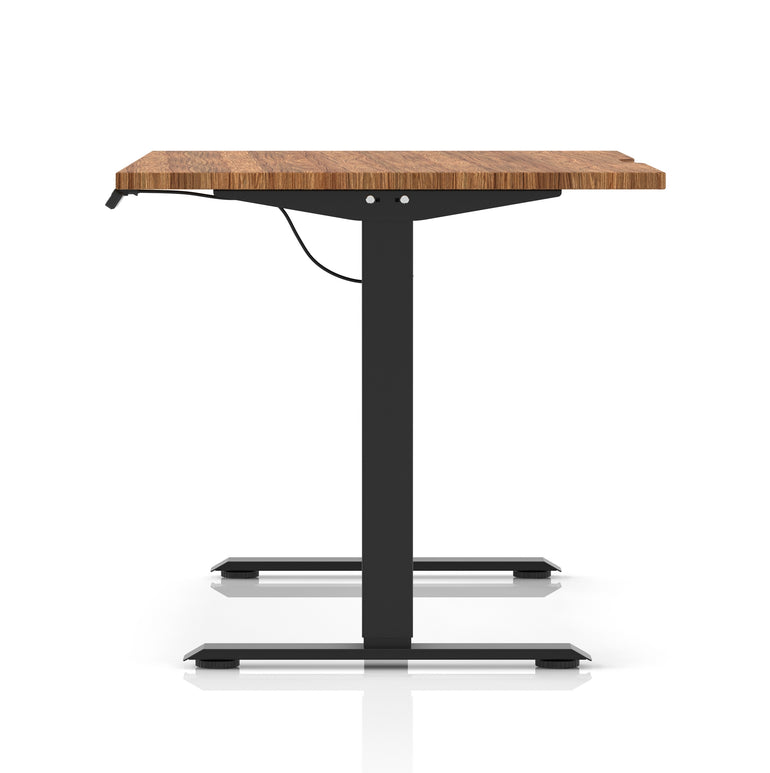 Air Lite Height Adjustable Desk With Scalloped Edge