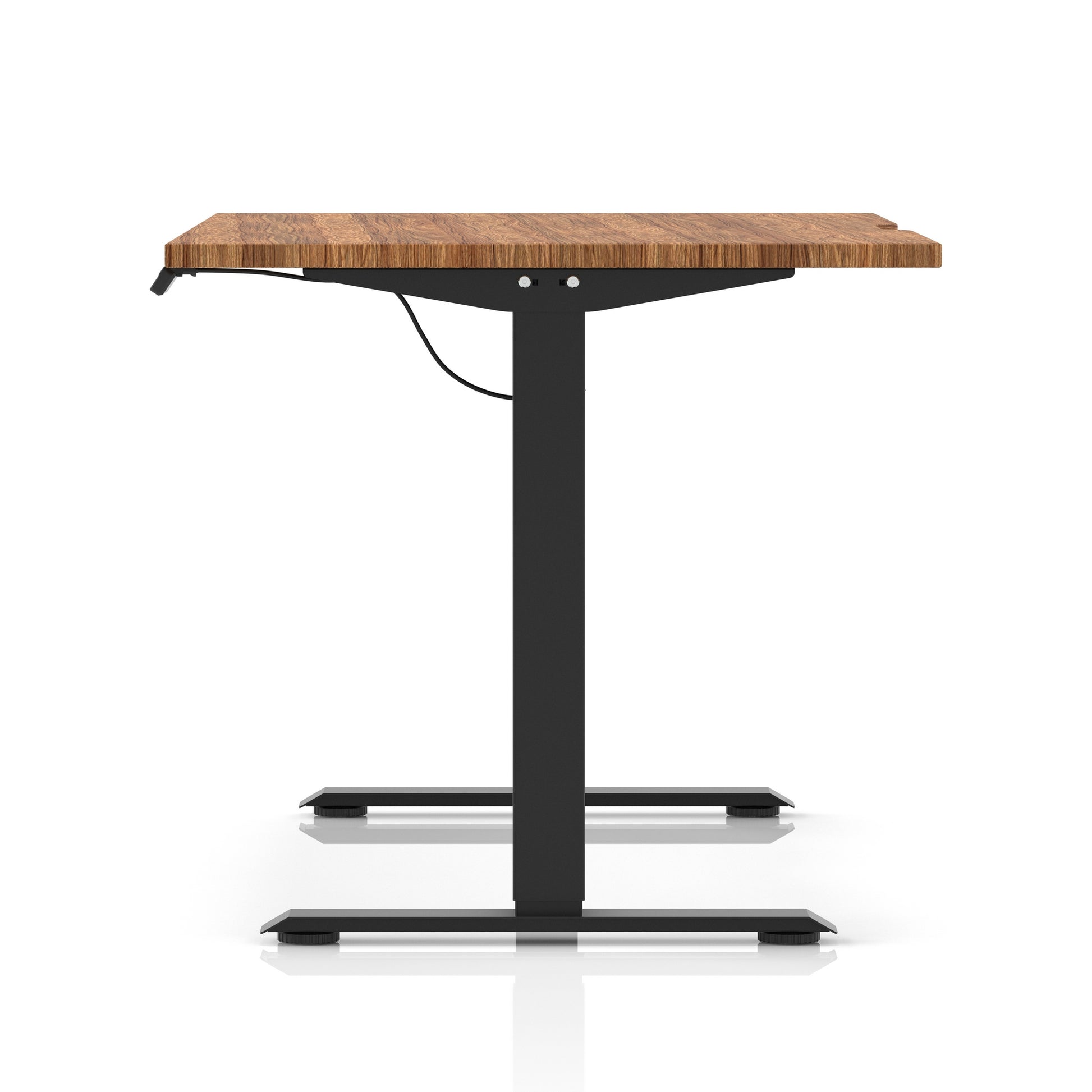Air Lite Height Adjustable Desk With Scalloped Edge