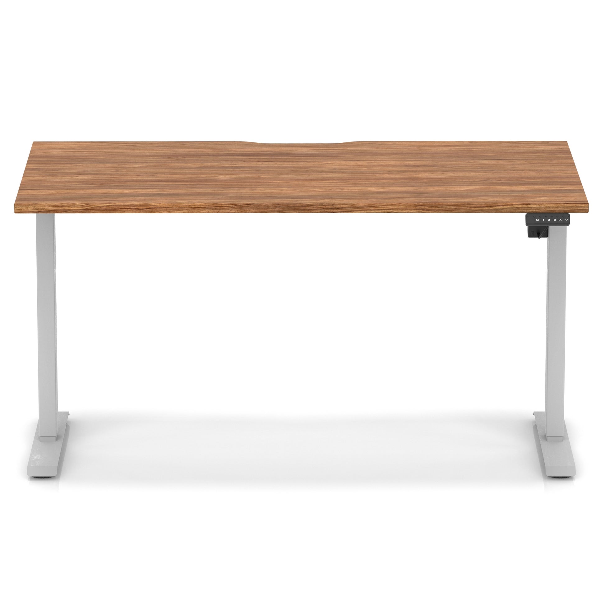 Air Lite Height Adjustable Desk With Scalloped Edge