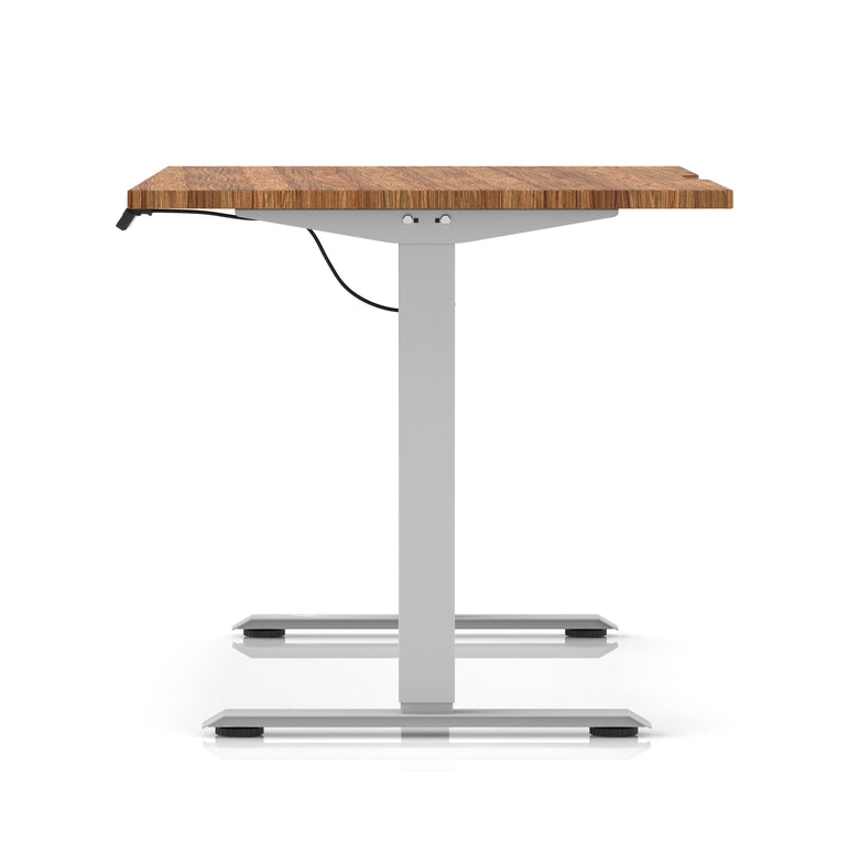 Air Lite Height Adjustable Desk With Scalloped Edge