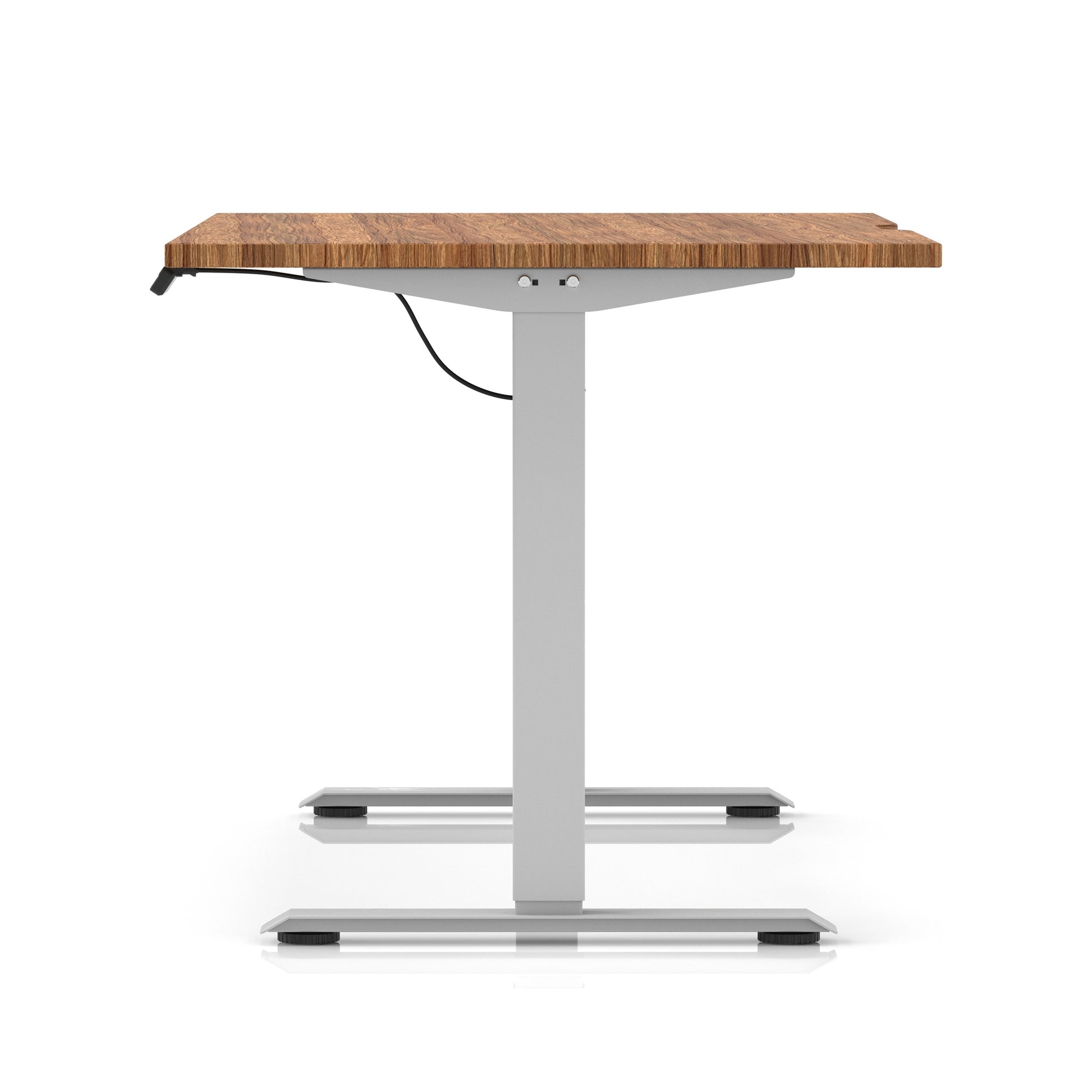 Air Lite Height Adjustable Desk With Scalloped Edge