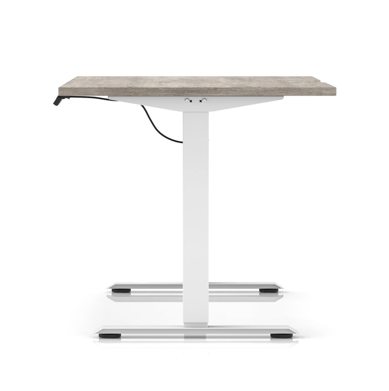 Air Lite Height Adjustable Desk With Scalloped Edge