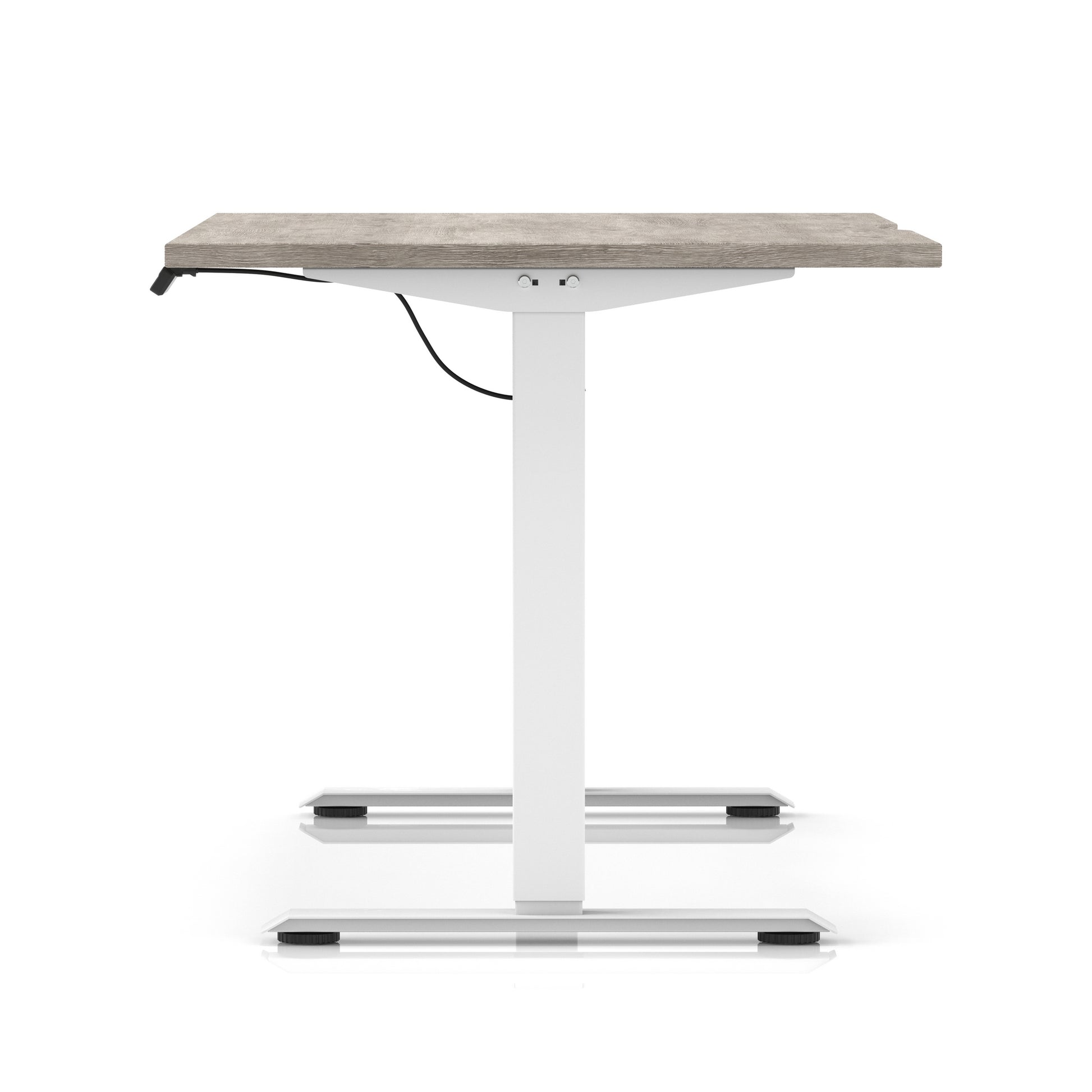 Air Lite Height Adjustable Desk With Scalloped Edge