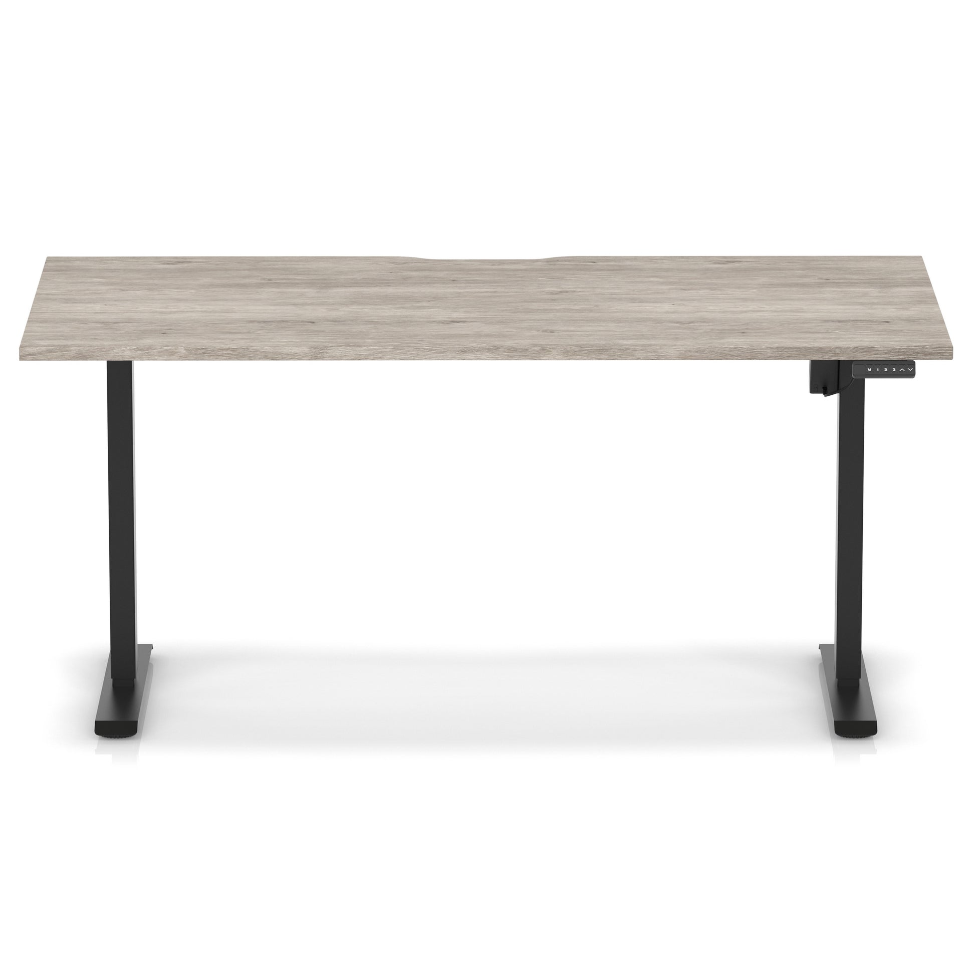 Air Lite Height Adjustable Desk With Scalloped Edge
