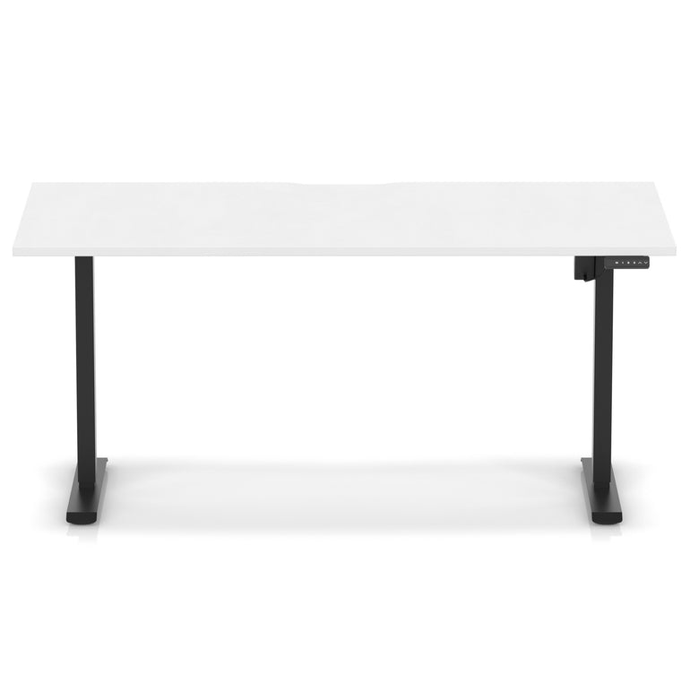 Air Lite Height Adjustable Desk With Scalloped Edge