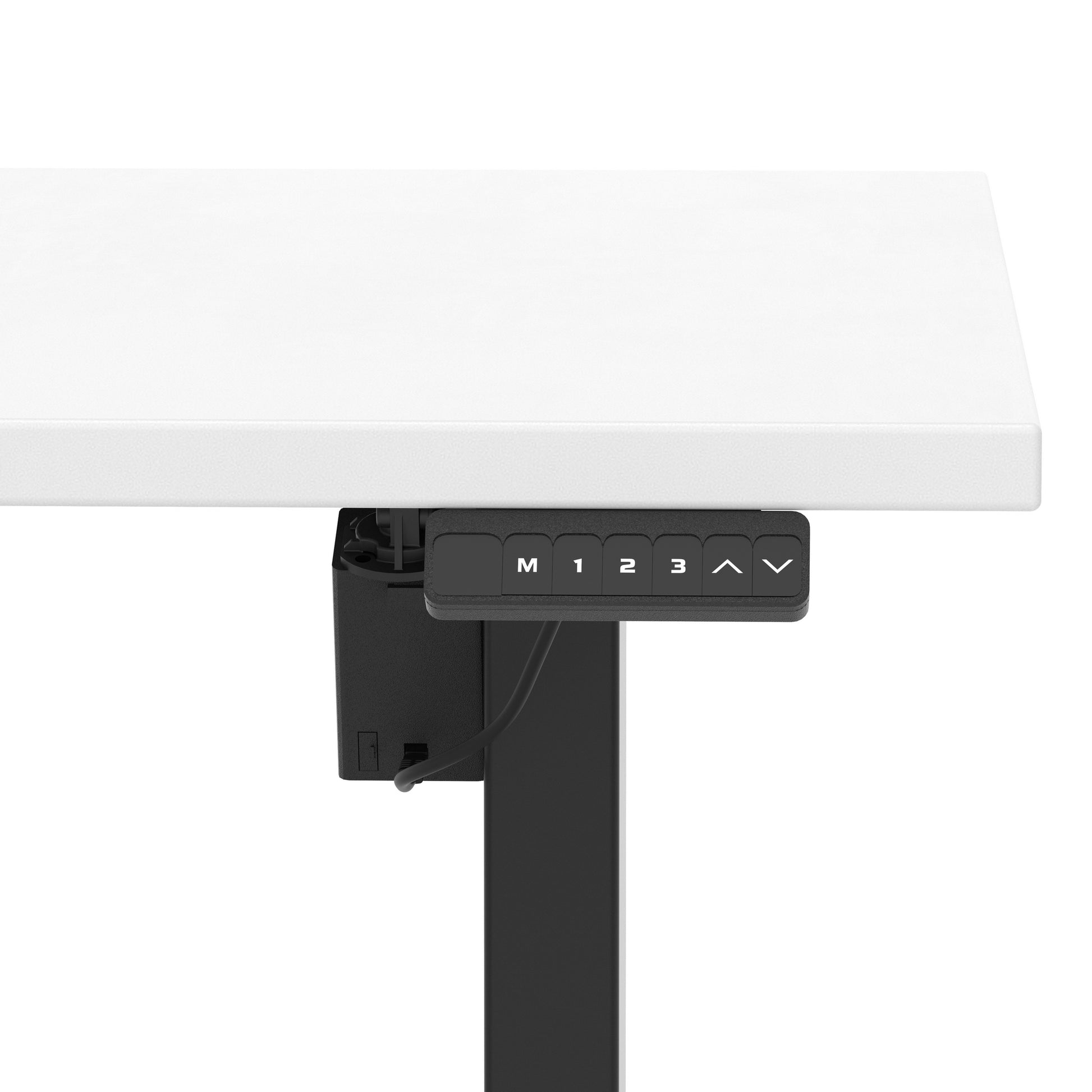 Air Lite Height Adjustable Desk With Scalloped Edge