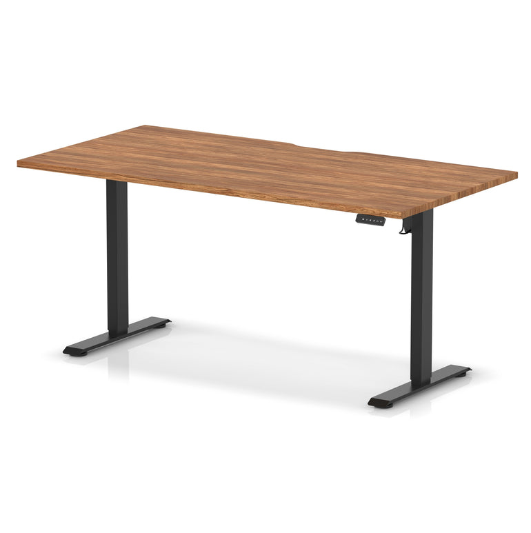 Air Lite Height Adjustable Desk With Scalloped Edge
