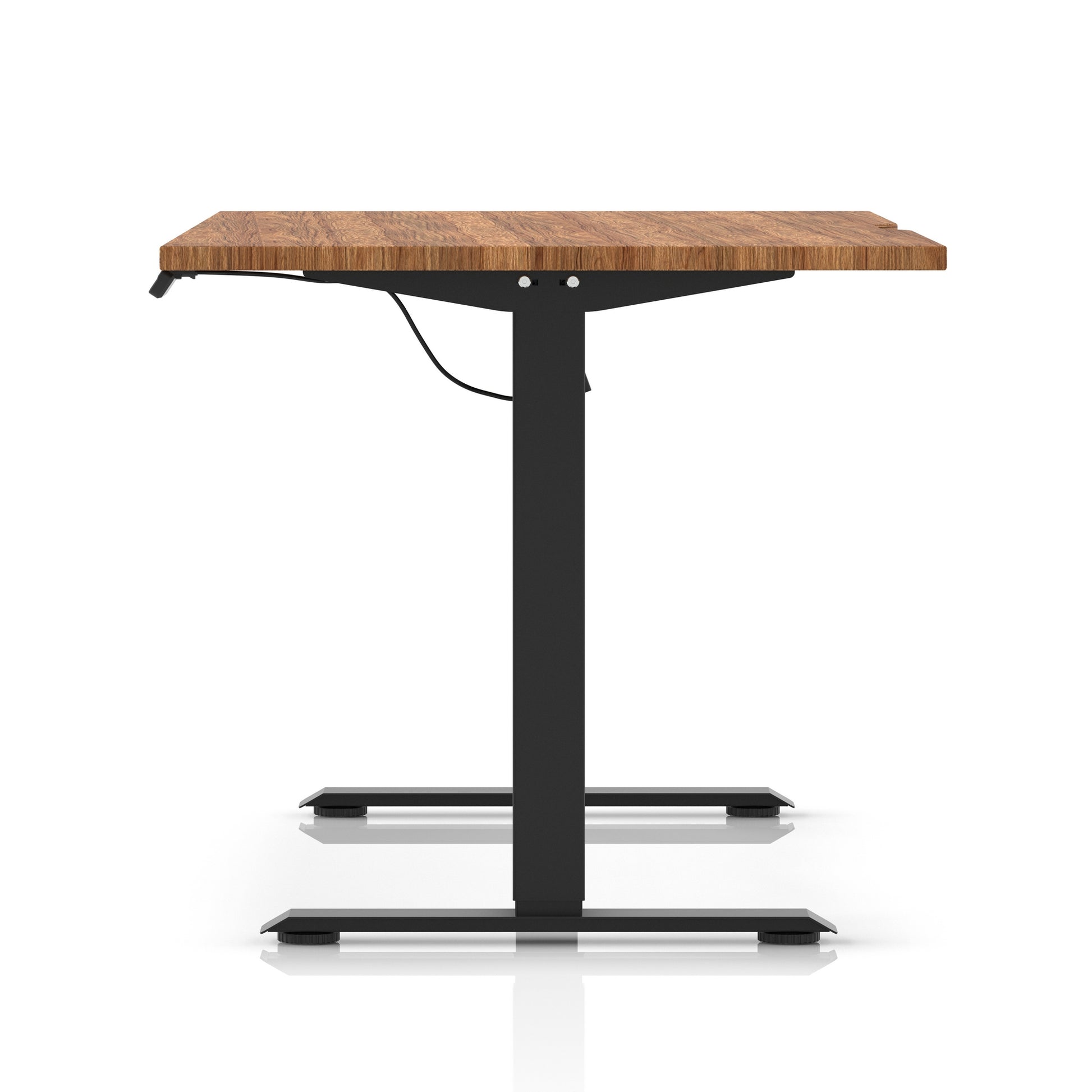 Air Lite Height Adjustable Desk With Scalloped Edge