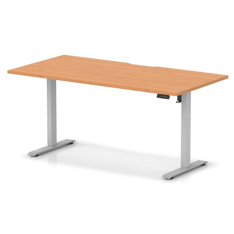 Air Lite Height Adjustable Desk With Scalloped Edge